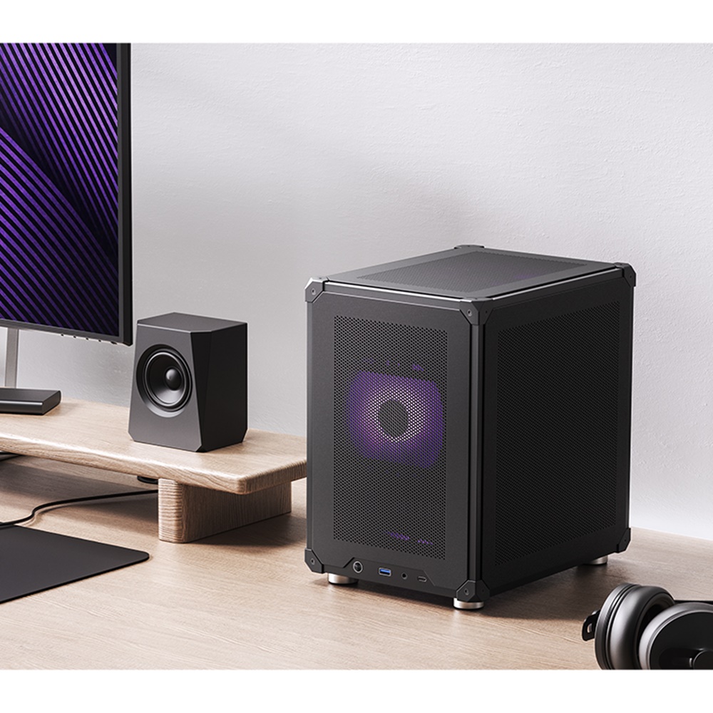 VỎ CASE JONSBO C6 BLACK ( MINI TOWER|MÀU ĐEN)