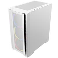 Vỏ case KENOO ESPORT M500 - 3F - MàuTrắng MATX (3 Fan RGB)
