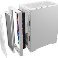 Vỏ case KENOO ESPORT M500 - 3F - MàuTrắng MATX (3 Fan RGB)