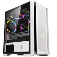 Vỏ case KENOO ESPORT M500 - 3F - MàuTrắng MATX (3 Fan RGB)