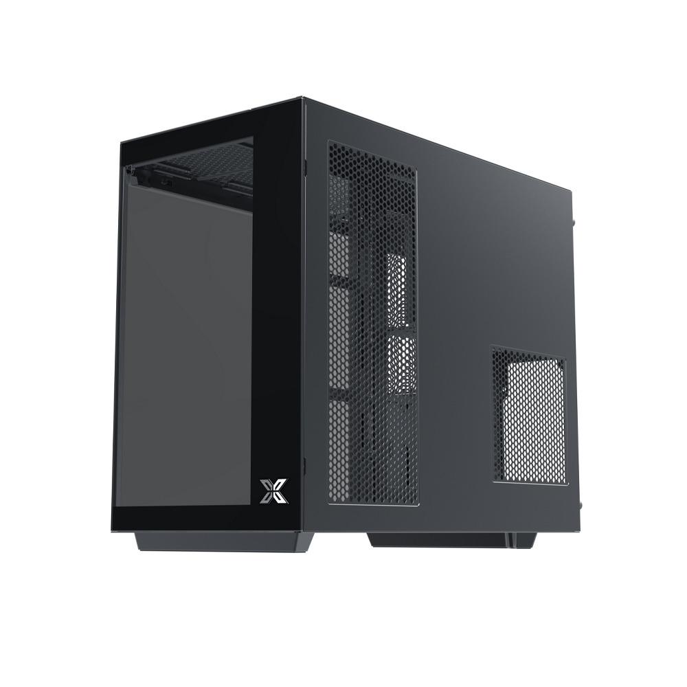 Vỏ Case Xigmatek Cubi M Black EN42775 (MATX, Màu Đen) Case Bể Cá