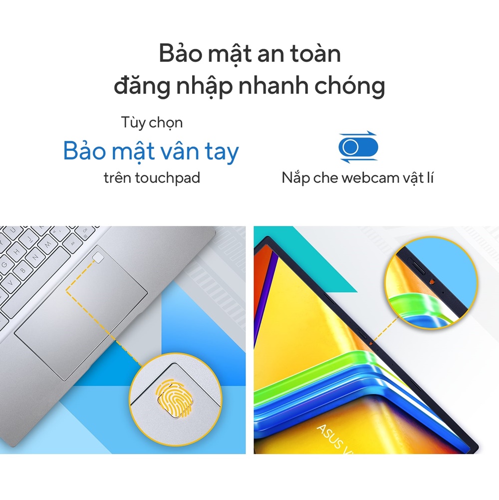 Laptop Asus Vivobook 14 OLED A1405VA-KM095W (Core i5-13500H | 16GB | 512GB | Intel Iris Xe | 14 inch 2.8K OLED | Win 11 | Bạc)