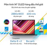 Laptop Asus Vivobook 14 OLED A1405VA-KM095W (Core i5-13500H | 16GB | 512GB | Intel Iris Xe | 14 inch 2.8K OLED | Win 11 | Bạc)