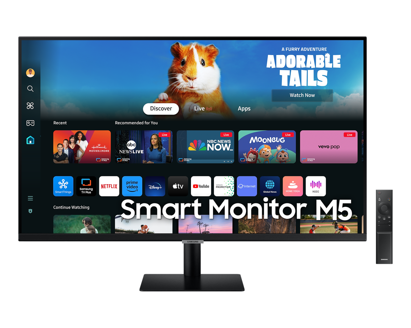 Màn Hình thông minh SAMSUNG M5 M50D LS32DM500EEXXV (32 inch - VA - FHD - 60Hz - 4ms)